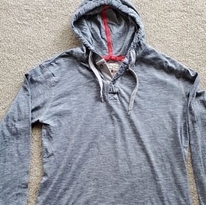 Lightweight hooded shirt